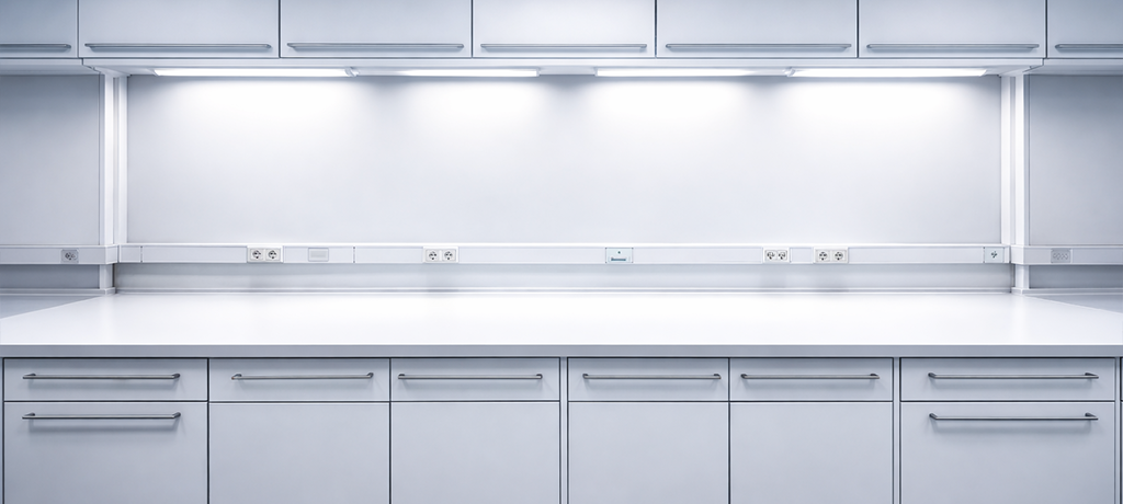 Laboratory bench and cabinet system for fit-out projects
